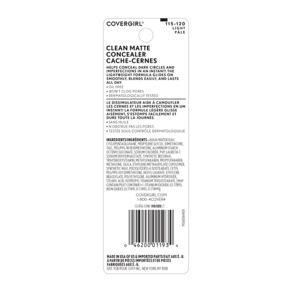 Clean Matte Oil-Free Concealer - US 7794