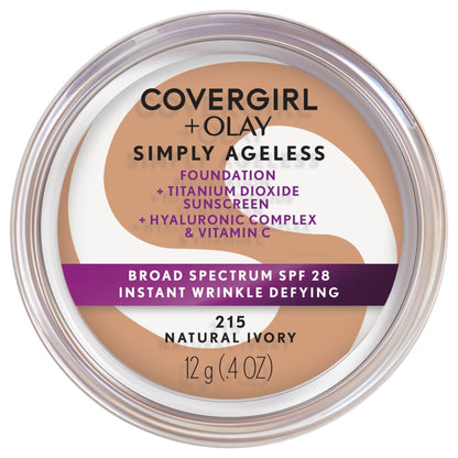Simply Ageless + Olay Instant Wrinkle-Defying Foundation - US 0948