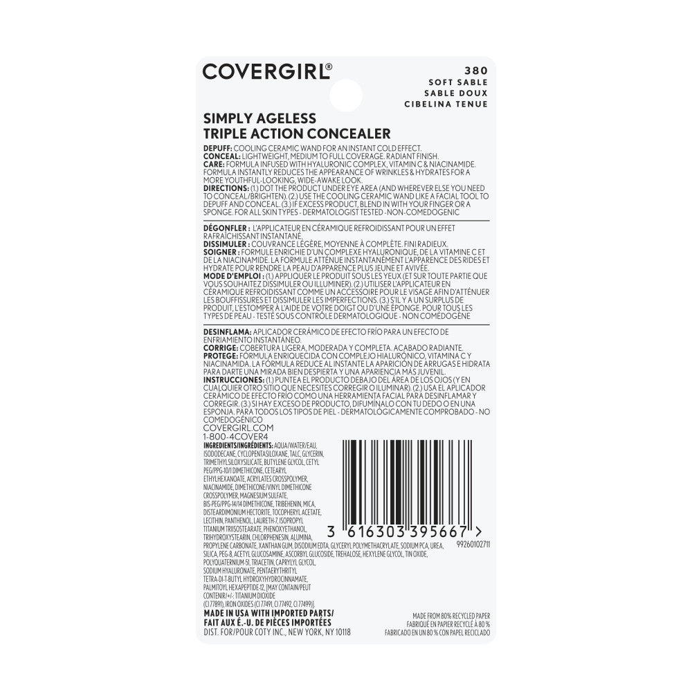 Simply Ageless Triple Action Concealer - US 5560