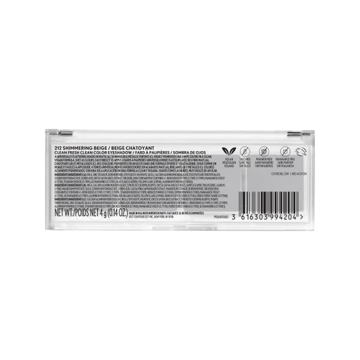 Clean Fresh Clean Color Eyeshadow - US 9617