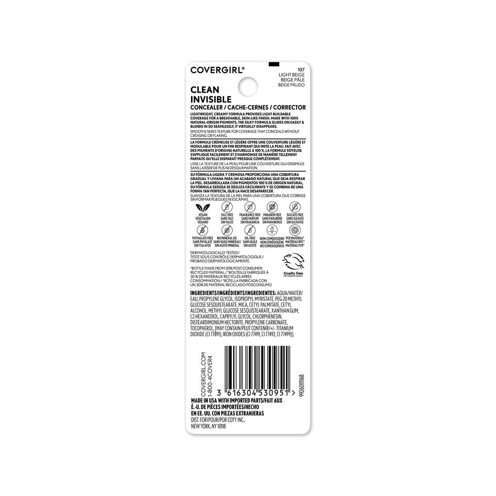 Clean Invisible Concealer - US 9798
