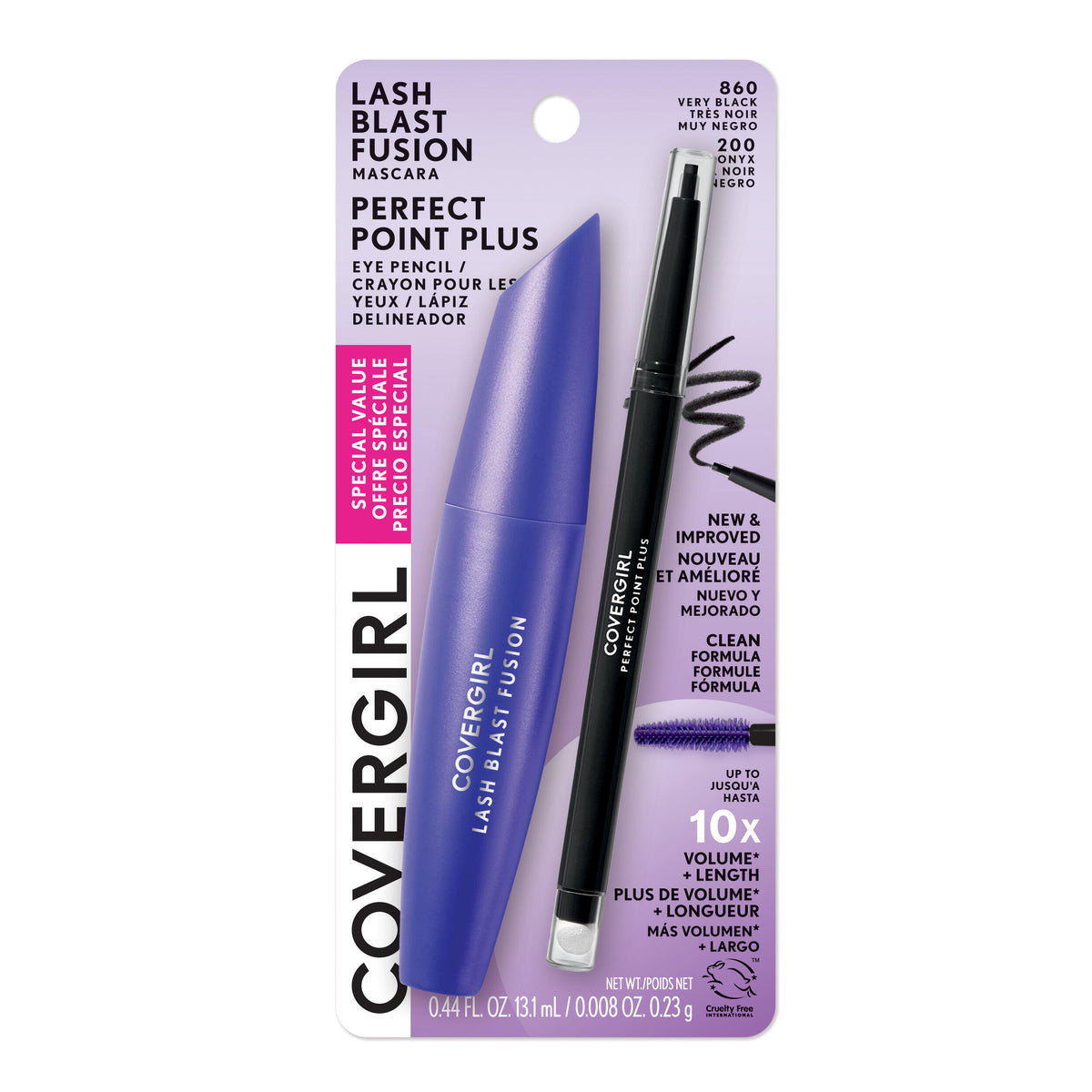 Lash Blast Fusion Mascara + Perfect Point Plus Eyeliner - US 1008