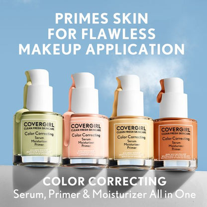 Clean Fresh Skincare Color Correcting Serum Moisturizer Primer - US 6654
