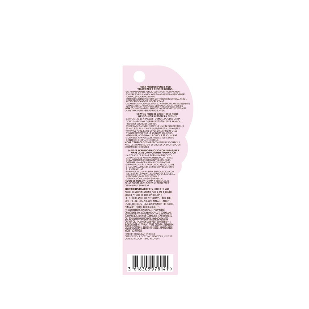 Clean Fresh Brow Volumizer Fiber Powder Pencil - US 5136