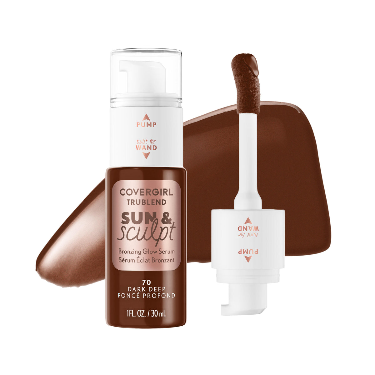 Trublend Sun & Sculpt Bronzing Glow Serum - US 6830