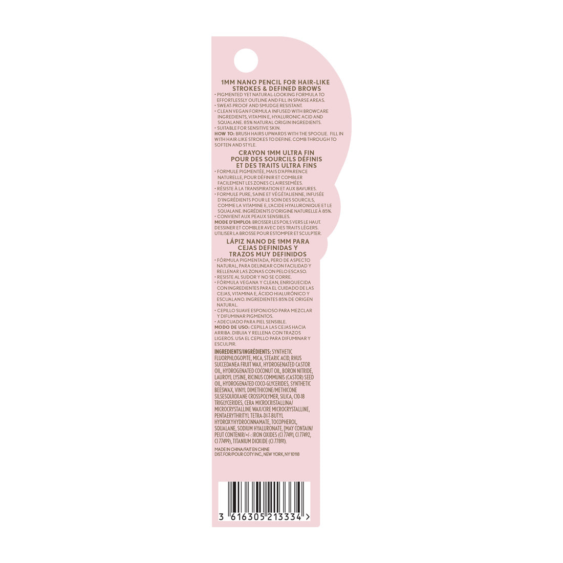 Clean Fresh Brow Liner 1Mm Nano Pencil - US 8328